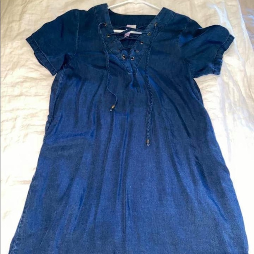 Denim coloured dress